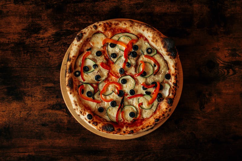 Classic pepperoni pizza with generous toppings on tomato sauce